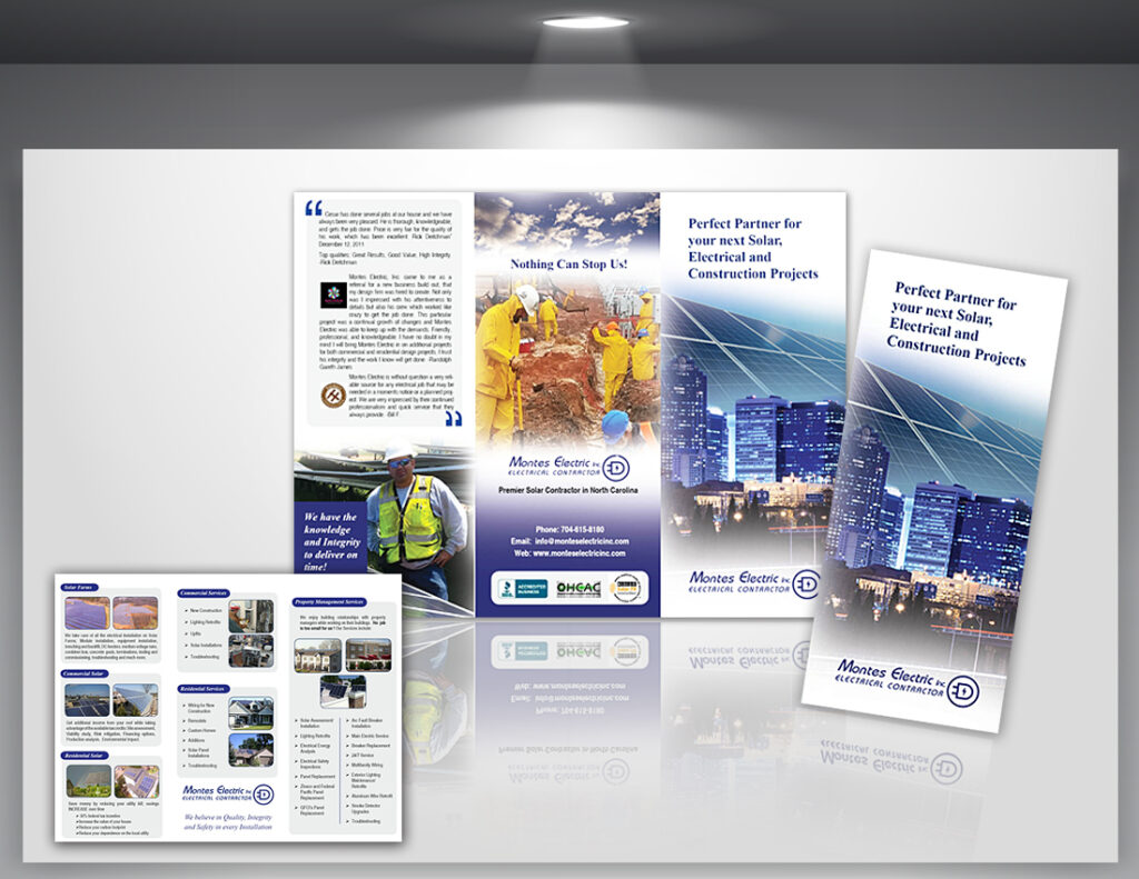 Electrical Company Trifold Brochure